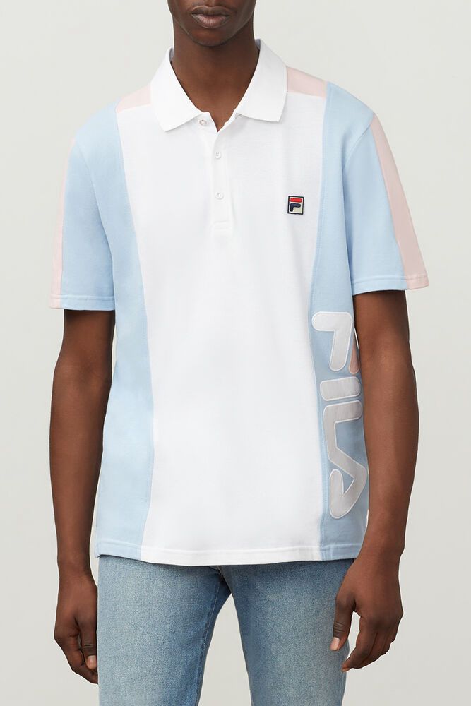 Fila Polo Mens White Apache - Ireland 36789-WTPV